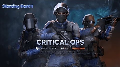 Critical Ops - Gameplay  Walkthrough part-1 Gun Game (iOS,android)  #vivekmuliyagaming#trending