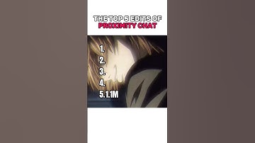 THE TOP 5 EDITS OF PROXIMITY CHAT🔥🔥#vrchat #vr #lightyagami #edit #proximitychat