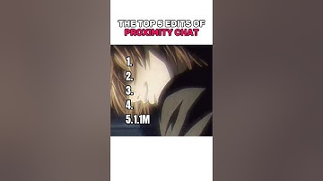THE TOP 5 EDITS OF PROXIMITY CHAT🔥🔥#vrchat #vr #lightyagami #edit #proximitychat