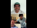 Fernando Alonso y Carlos Sainz - Directo Instagram 02/04/2020