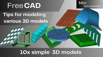 FreeCAD 10 simple 3D models, part 28