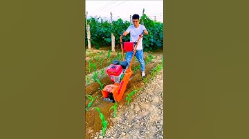 Small trenching machine # Ditching artifact special machine # Wading...#smallmicrotiller