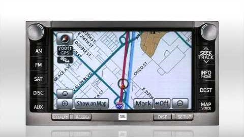 Navigation (current vehicle position) Venza Toyota of Slidell