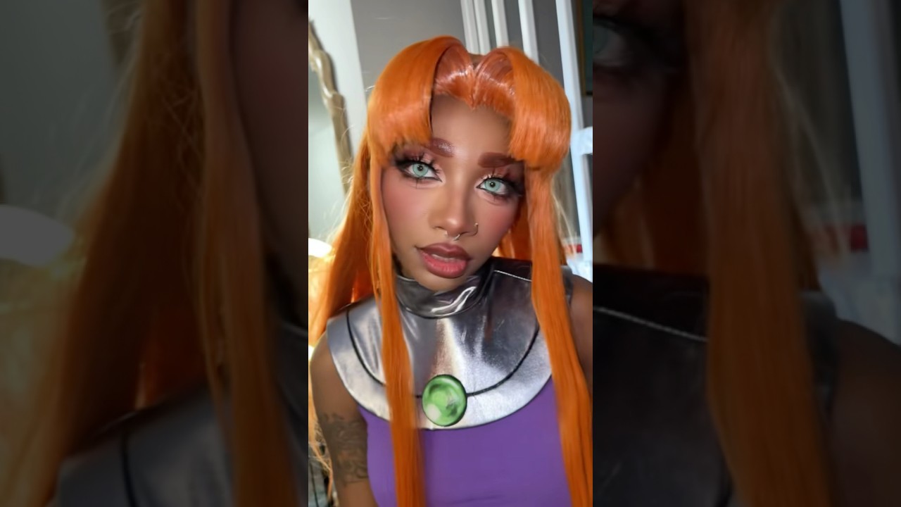 Beast Boy Raven and Starfire #cosplay #teentitans