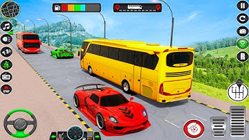 😱Mobile Bus 🚌 Simulator  Indian driver 2023 - First Bus Transporter Game - Driving Android GamePlay