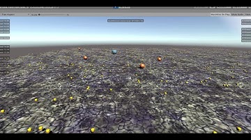 Simple Predator/Prey Ecosystem Simulation in Unity