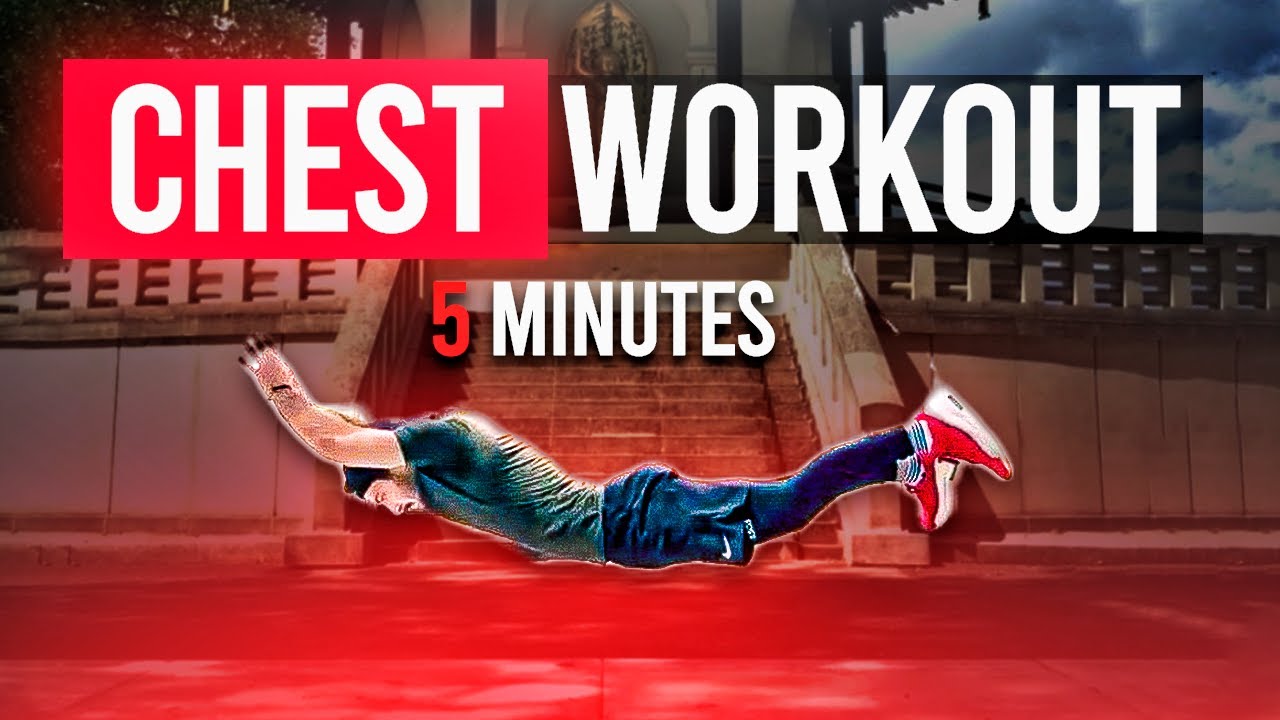 5 MINUTE CHEST WORKOUT | AWESOME PUMP | No Equipment - YouTube