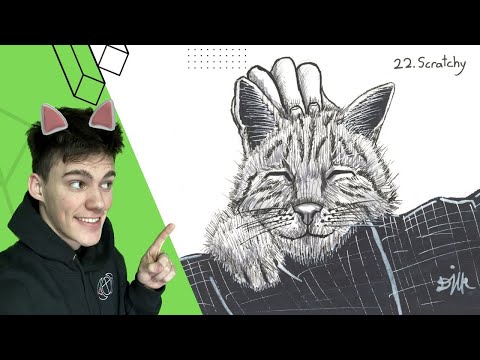 INKTOBER 2023 | Day 22 - SCRATCHY