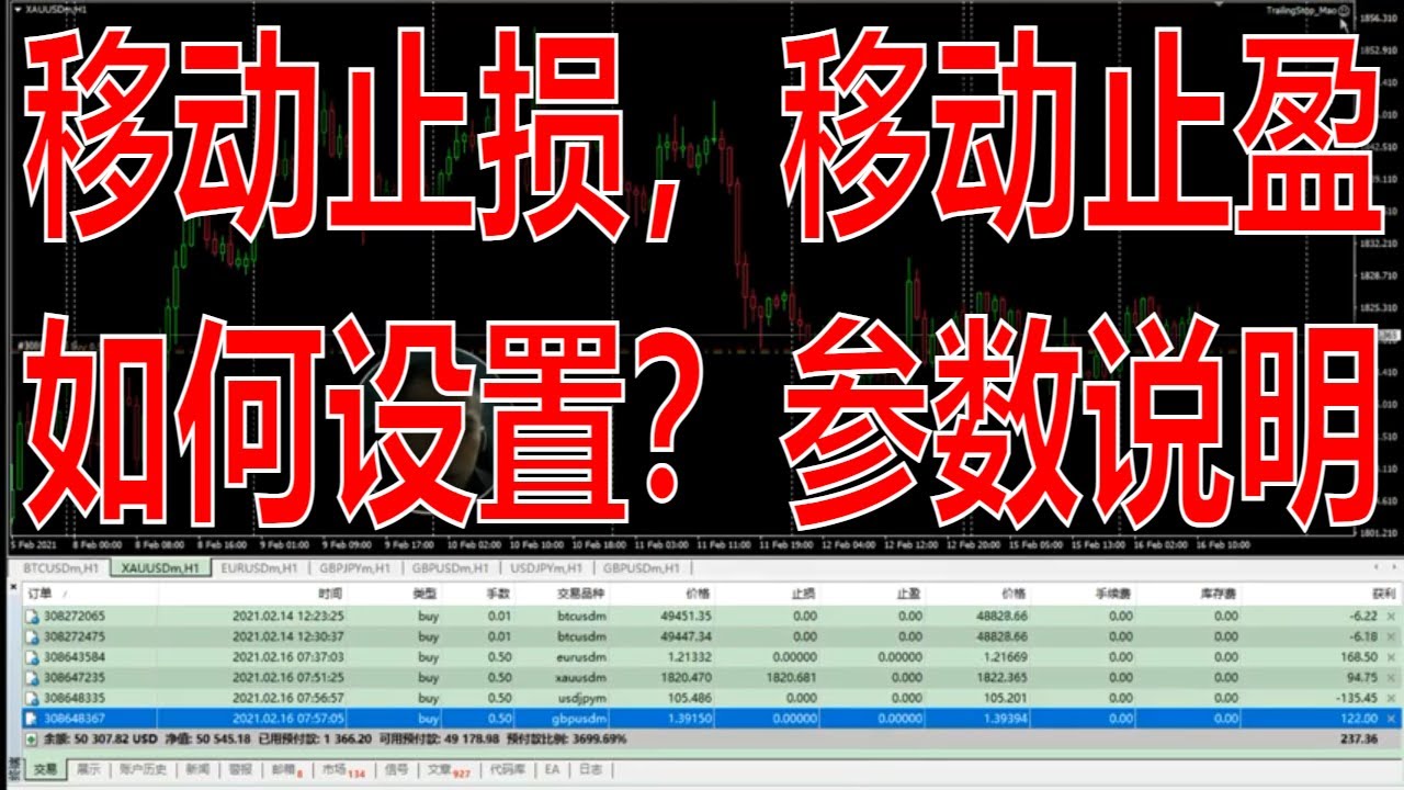 移动止损跟踪止损移动止盈里的Trailing Stop值和Trailing Step步长怎么使用？什么意思？详细说明。