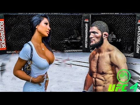 Khabib Nurmagomedov vs. Hot Latina (EA sports UFC 4)