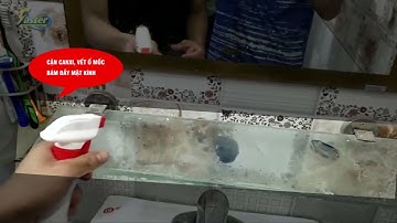 TRÊN TAY SIÊU PHẨM TẨY CẶN CANXI TRÊN VÁCH KÍNH NHÀ TẮM, GƯƠNG NHÀ TẮM #taycanxi #taykinh #ruadanang