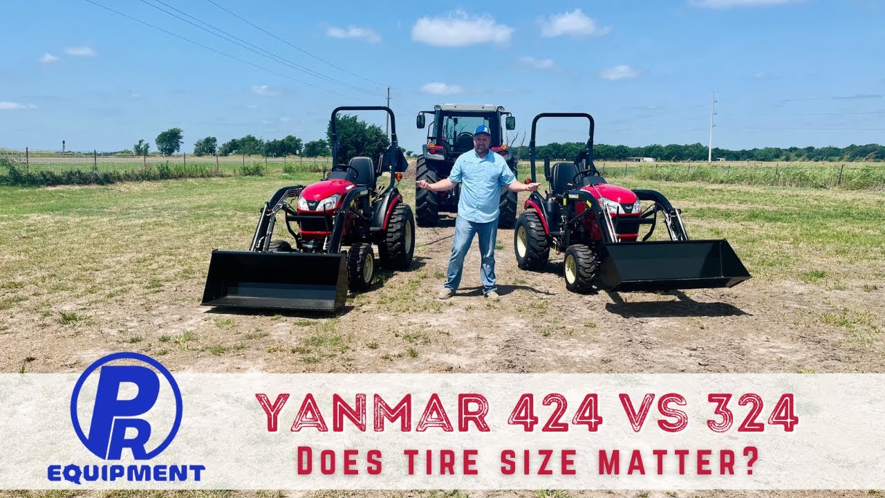 Yanmar 324 против 424 — имеет ли значение размер шин???