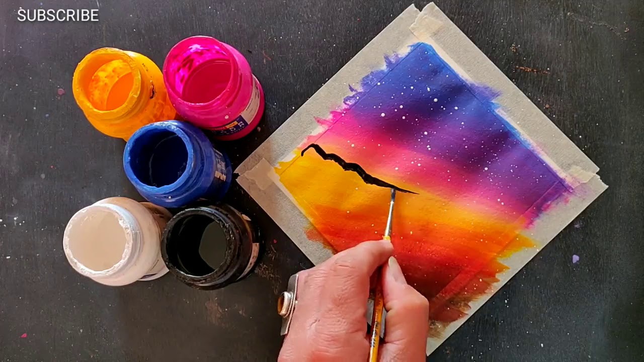 Quick Steps To Paint on Canvas for Beginners