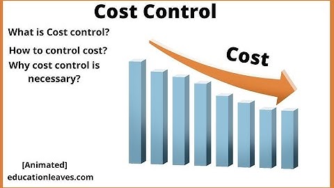 Cost control, Why cost control is necessary for a business?