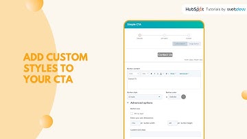 How to add custom styles to your CTA in HubSpot