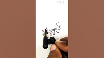 comment your name | Somya in cursive #calligraphy #handwriting #shortsfeed #shorts