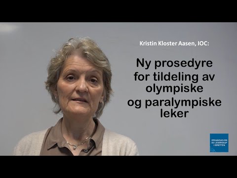 Ny prosedyre for tildeling av olympiske og paralympiske leker