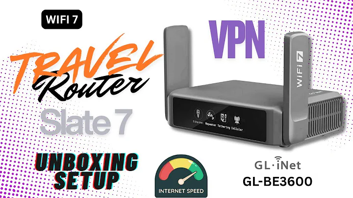 FREE Hotspot Internet | Slate 7 GL-B3600 WiFi 7 Travel Router VPN & Repeater Unboxing 
