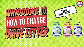 how to change drive letter windows 10/8/7