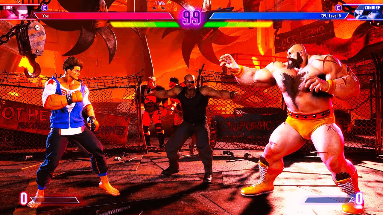 Luke vs Zangief (Hardest) Street Fighter 6.| Epic Battle