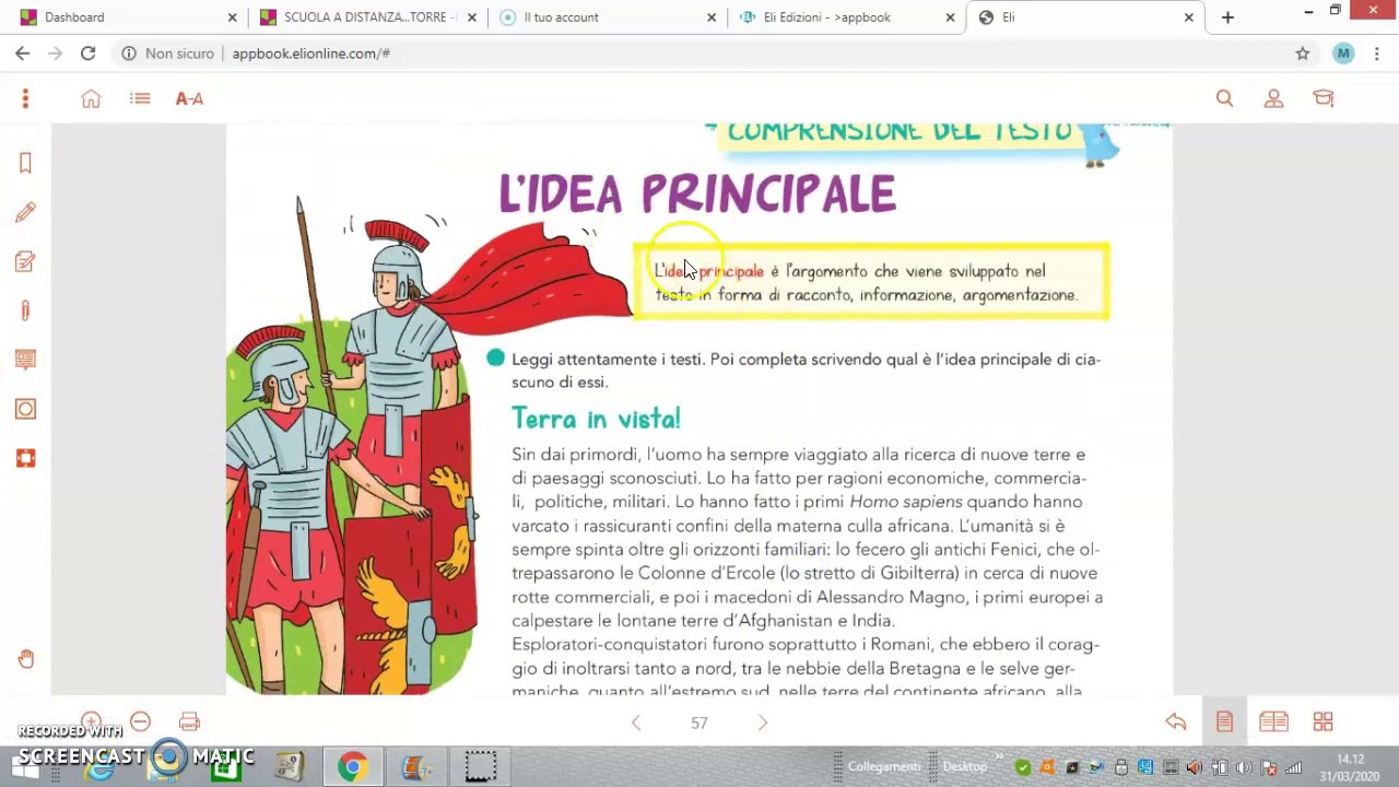 ESERCIZI PROPEDEUTICI ALLA COMPRENSIONE DEL TESTO - CLASSE 5