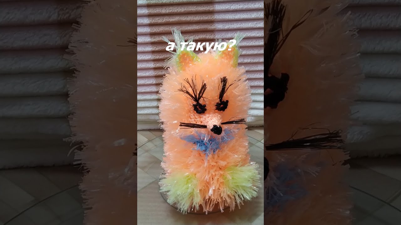 Игрушка мочалка. Как связать крючком. #shorts
