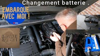 Changement de batterie sur une VW Caddy 4