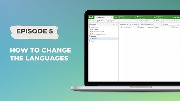 ETS for beginners Episode 5 - How to change the languages