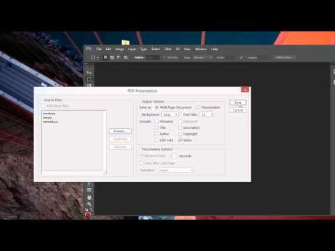 Create a Multi-page PDF Document with Photoshop