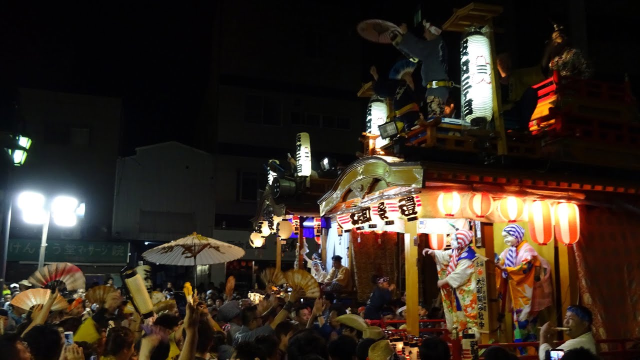 平成27年 土浦祇園祭 競演会 桜町三丁目の山車 - YouTube