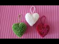 Kolay Ponpon Kalp Yapımı / Amazing Valentine's Day Crafts  / Pom Pom Heart Making