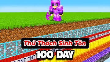 Tôi Cố Gắng Sống Sót Trong Minecraft Khi Thế Giới Bị Chia Thành Từng Lớp