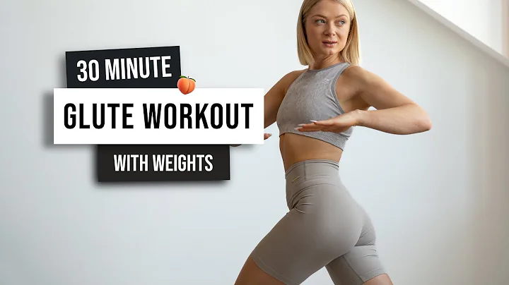 30 MIN GLUTE SCULPT Workout with weights - no repe...