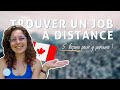 5 facons de trouver un job au canada a distance