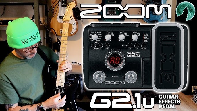 ZOOM G-2.1 MA PEDALERA GUITARRA Con pedal de expresion