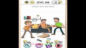 Brain Test Tricky Puzzles LEVEL 298 Which one did this - Gameplay Walkthrough Android IOS