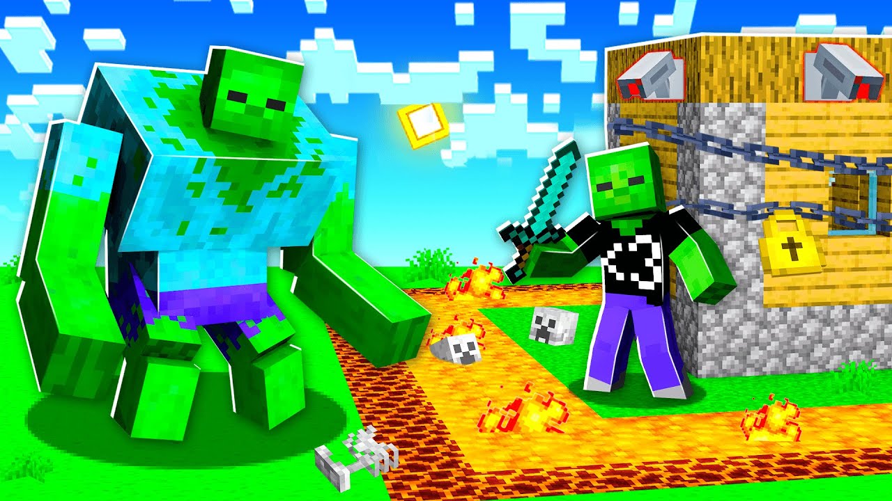 Mutant Zombie VS The Most Secure Minecraft House - YouTube