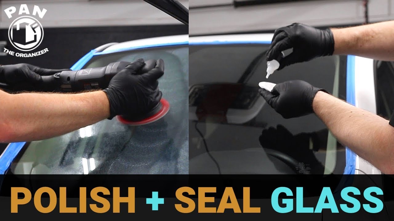 HOW TO POLISH AND CERAMIC COAT CAR GLASS !! 