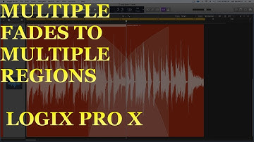 MULTIPLE FADES TO MULTIPLE REGIONS Logic Pro X