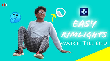 PS Touch tutorial- Easy rim lights and highlights photo editing|| ps touch || DR Graphicz