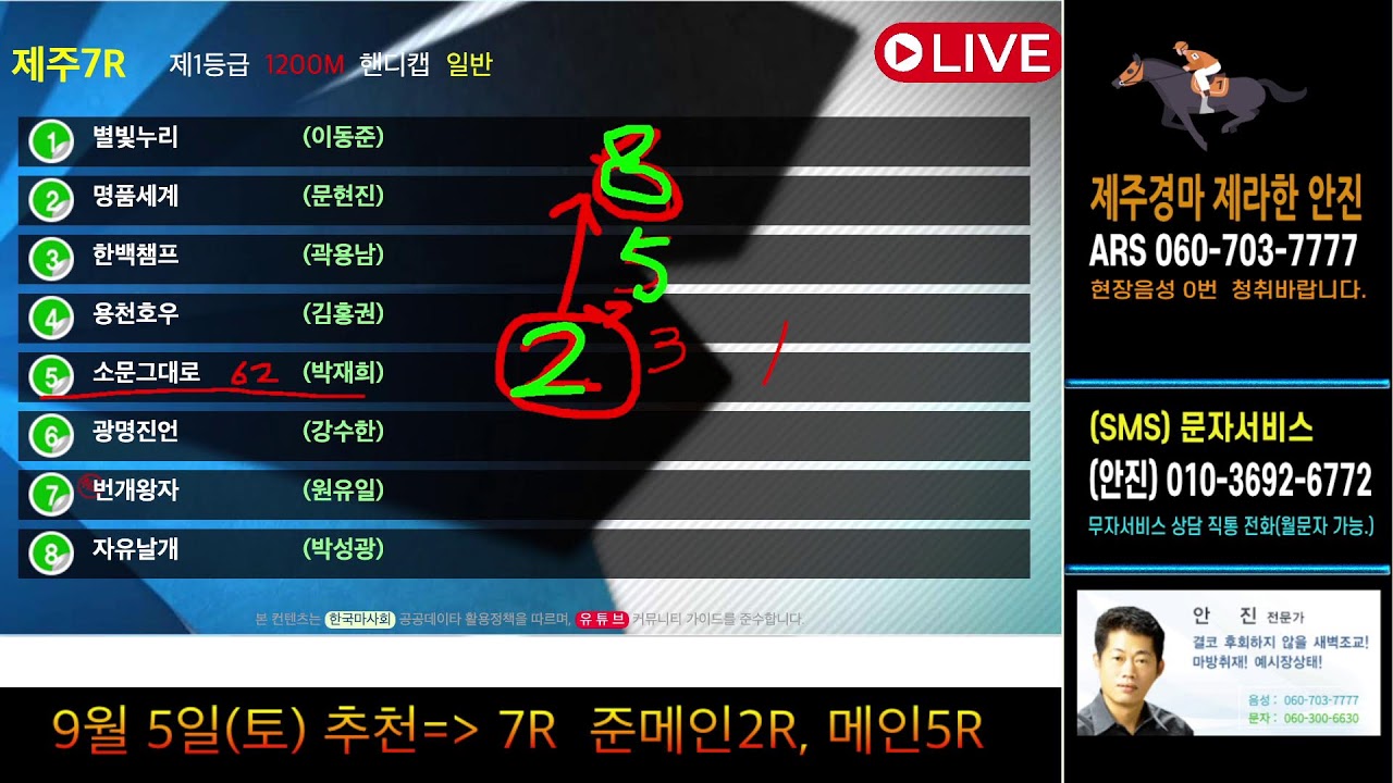 제주경마 라이브 방송