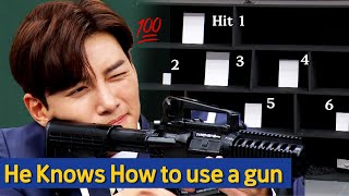 [Knowing Bros] "Welcome to Samdal-ri" Ji Changwook's PERFECT Gun shooting Skills 😎