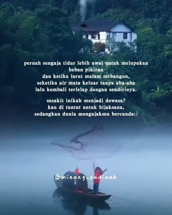 semakin bertambah usia kita semakin banyak beban yg harus kita pikul😊