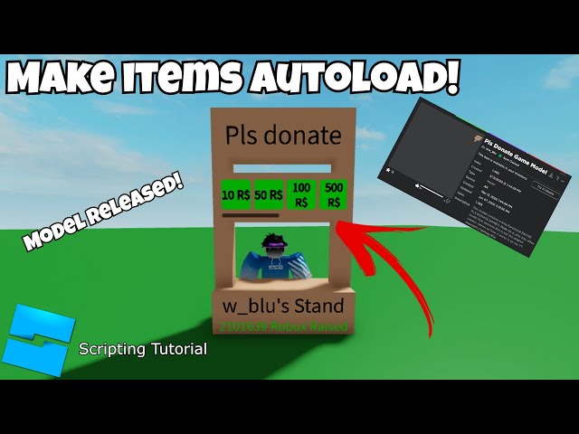 How to Make a Working PLS DONATE Game! (Roblox Studio) 