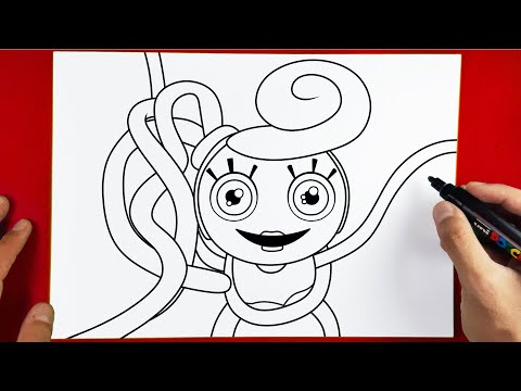 HOW TO DRAW MOMMY LONG LEGS, POPPY PLAYTIME, CHAPTER 2