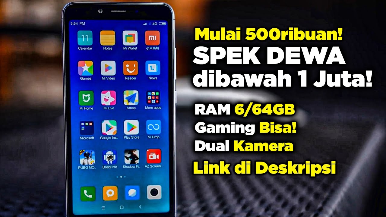 Mulai 500ribuan! 5 HP SPEK DEWA Dibawah 1 Juta 2023 YouTube