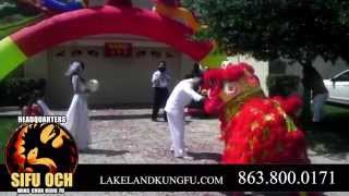 Sifu Och Authentic Chinese Lion Dance at a Chinese Wedding Ceremony