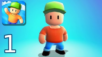 Stumble Guys - Gameplay Walkthrough Part 1 - First Win (iOS, Android)