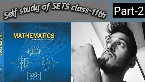 Sets Exercise 1.1 part - 2 Ncert class 11th