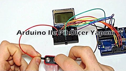 Arduino İle Pil Ölçer Yapımı
